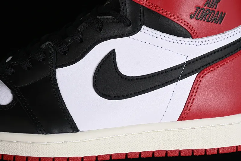 All categories Air Jordan Jordan series basketball shoes Air Jordan 1 High Air Jordan 1 High OG "Black Toe Reimagined" AJ1 Joe 1 new black toe DZ5485-106